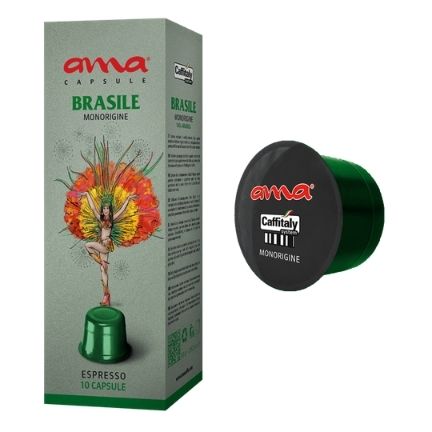 Caffitaly ama® Brasilie- 10 kapsler